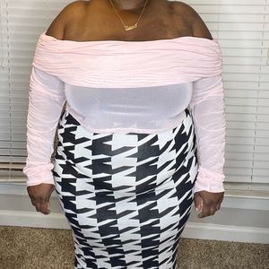 Dusty Pink Ruched Top